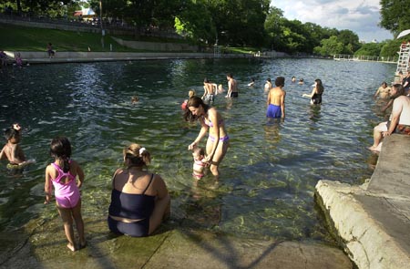 On Saturday, July 14, at the pool, the city and Friends of Barton Springs 