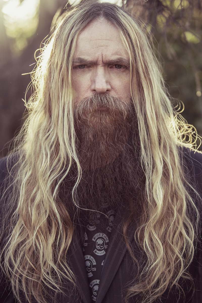 Foto van de 188 cm lange Zakk Wylde zoon van vader(?) en moeder(?) op 57-jarige leeftijd in 2024