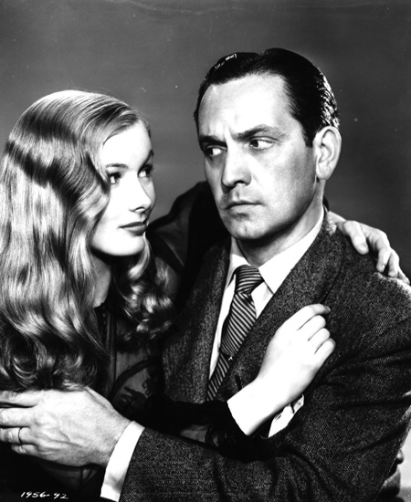 Fredric March with Veronica Lake Here am I Mr Wooley over here
