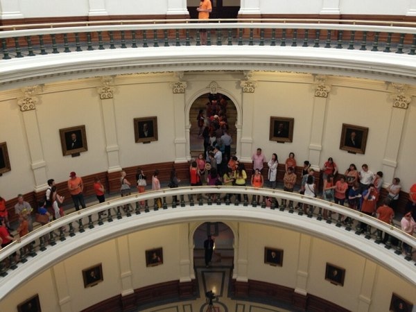 Stand With Wendy: Protesters Stage Sit-In At Texas Capitol Rotunda To Support ...