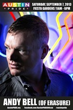 Now We're Talking: Andy Bell at Austin Pride