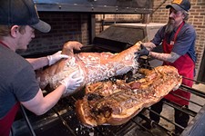 Cooking the Whole Pig at Banger's