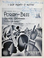 'Porgy and Bess': A Select Chronology