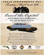Texas Independence Day: Crawl the Capital on March 2