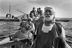 <i>Fishing crews assemble early in the morning, ready to leave for the Mattanza, Sicily, Italy,</i> 1991