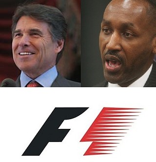 Gov. Perry gets the budget axe out, City Manager Marc Ott keeps his job, and Formula One starts its engines