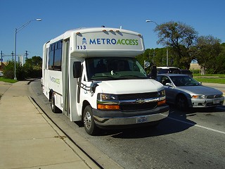 A MetroAccess van