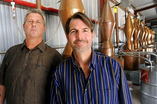 Kevin (l) and Gary Kelleher of Dripping Springs Vodka