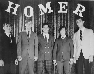 Homer's S.A. heyday, circa 1968. Chet Himes at far left.