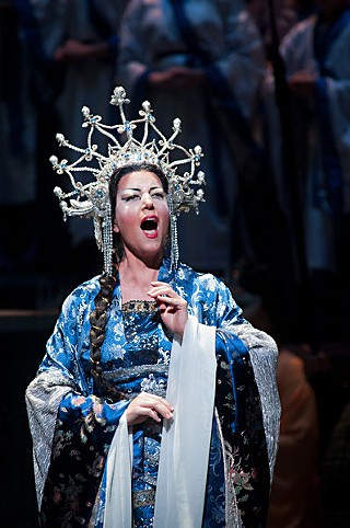 Icy reign: Lise Lindstrom as Turandot