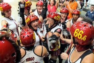 How sweet it is: The Hell Marys take the gold in our number one Flat Track Roller Derby story for 2012
