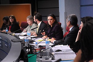 AISD board members at their Dec. 17 meeting
