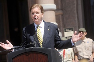 Senate Education Committee Chair Dan Patrick is leading the charge on private 
school vouchers.