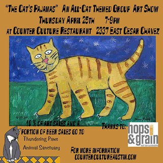 Cat Art and Craft Beer and Vegan Bake Sales, Oh My!