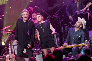 Like father like daughter: Lloyd and Natalie Maines at the Moody Theater, 5.16.13