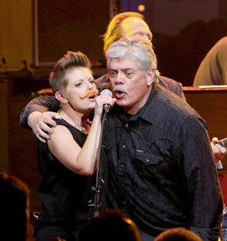 Like father like daughter: Lloyd and Natalie Maines at the Moody Theater, 5.16.13