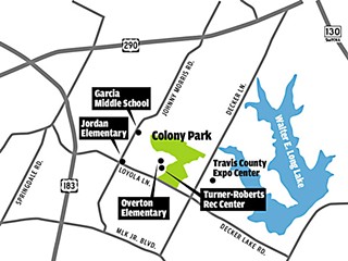 Northeast Austin's Colony Park community is due for a sustainable makeover.