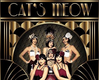 Sassy Delure (center) on the debut show from Austin's newest burlesque troupe, Avant Glam Cabaret: 