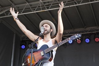 Shakey Graves, seen here at the second weekend of ACL Fest, will also serenade SXSW 2014