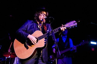 Mike Scott out front of the Waterboys Wednesday night at the Parish