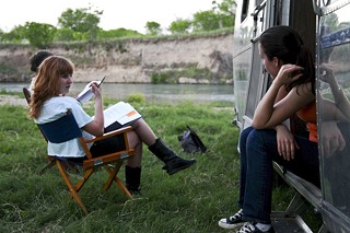 Writer/director Carlyn Hudson (left), one of Austin's rising tide of female filmmakers