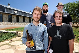 Jester Kings: (l-r) Michael Steffing, Josh Cockrell, Jeffrey Stuffings, and Ron Extract