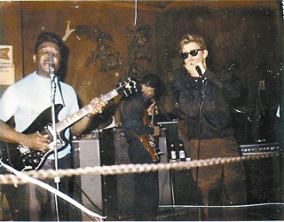 Oscher with Muddy Waters
