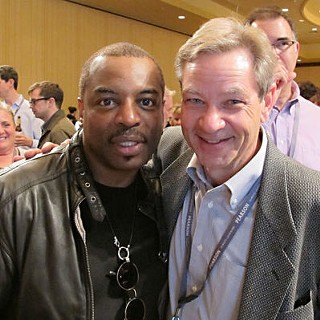 SXSW Edu 2012 Keynote speaker LeVar Burton with conference Executive Director Ron Reed, returning for the 2015 session