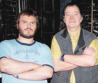 I'm definitely interested in the Roky Erickson project, Jack Black said before meeting the Austin music legend backstage at the Paramount.