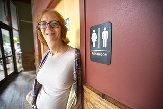 Psychotherapist Paula Buls has seen an increase in trans clients concerned about being harassed while using the restroom.