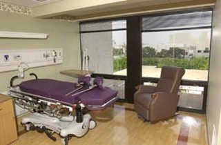 A birthing room at the new Brackenridge Women’s Hospital