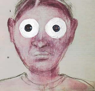 <i>Warboy (kid with the thalidomide eyes)</i>, 2002, by Terry Allen