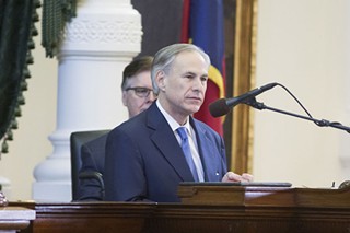 Governor Greg Abbott addresses the opening of the Texas Legislature