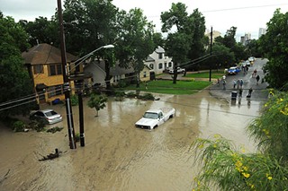 Memorial Day flooding along Shoal Creek in 2015
