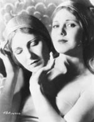 Jean Arthur is the girl of the Benda mask, circa 1929.