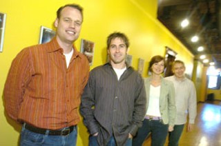 Aspyr (l-r): Michael Rogers, Ted Staloch, Leah Heck, 
and Zach Rener