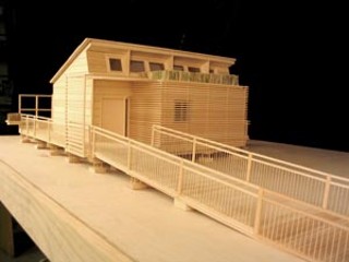 A model of the UT Solar Decathlon Team's SNAP 
House