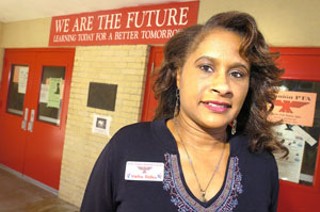 Vielka Ridley, parent-support specialist at Travis 
Heights Elementary