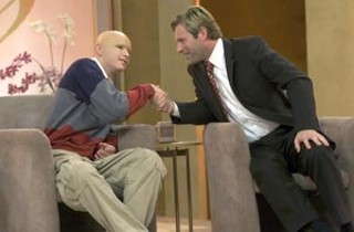 Aaron Eckhart (r) in <i>Thank You for Smoking</i>