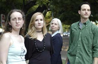 From left: Jessica McMichael, Juliana Nichols, Holly Stokes, and Christopher Wingler