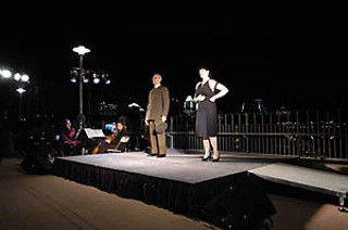 R. Faires and B. Chisholm perform <i>Father Comes Home
From the Wars (Part 1)</i>