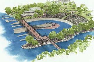 Waller Creek Waterworks: The Waller Creek tunnel project includes funding for this Town Lake amphitheatre and new boating facility on Waller Beach, where the re-engineered creek will open into Town Lake. The tunnel will effectively pay for itself via a TIF District that captures tax revenues on future commercial development along the re-engineered creek. By controlling flooding, the tunnel will open prime Downtown land for redevelopment and ensure a stable water level conducive to Riverwalk style restaurants, mixed-use amenities, and recreation.