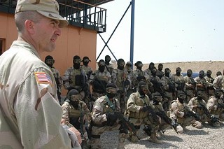 Westhusing training Iraqi soldiers