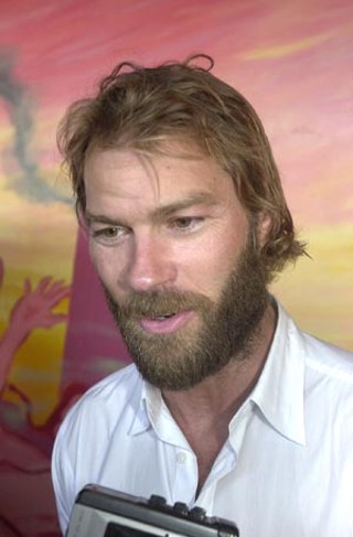 Andrew Wilson at the premiere of <i>The Wendell Baker 
Story </i> at the Alamo Drafthouse South