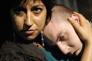 Stacey Glazer and Travis Tinnin in<i> The Last Days of Judas Iscariot</i>