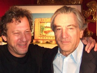Steve Bilich (l) with festival co-founder Robert De Niro
