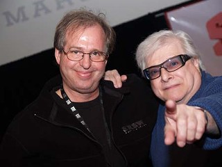 Harlan Ellison (r) proved that cranky is the new black at the SXSW premiere of director Erik Nelson's <i>Dreams With Sharp Teeth</i>.