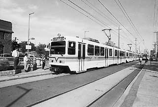 Watson wants to follow other cities' tracks to light rail, such as this one in Sacramento.