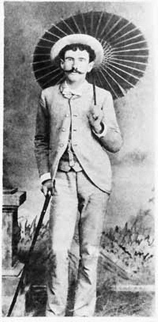 William Sydney Porter in an Austin production of Gilbert & Sullivan's <i>The Mikado</i>.