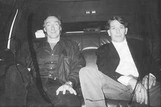 John Cale and Sterling Morrison in the limo to <i>The Tonight Show</i>, 1992
<br>Reprinted with permission of BloomsburyUSA, Inc.

